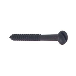 Jappaned Round Head Woodscrew 1/2 inch x 4