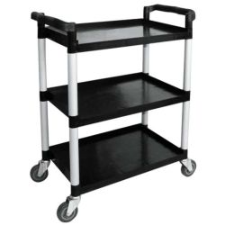 Mobile Trolley 3 Shelf Polypropylene Shelf