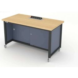 Akira™ WorkBench Elite - Smoke Blue/Vicenza Oak