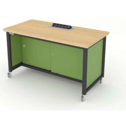 Akira™ WorkBench Elite - Kiwi Green/Vincenza Oak