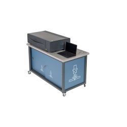 Akira™ Laser Cutting WorkStation - Smoke Blue/Concrete Grey