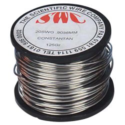 Constantan Wire (Eureka), 26 SWG, 125 g