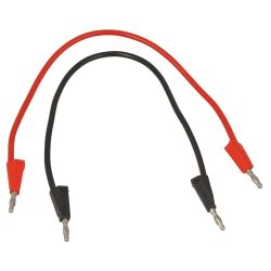 Stackable Plug Leads, Red, 4 mm, 250 mm