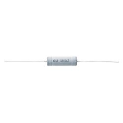 Wire wound resistors, 6W, 5%, 100 Ohm