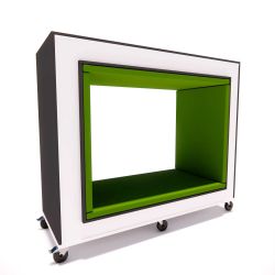 Everna™ Motion Duo Window H1500mm - Onxy Grey / Kiwi Green Cushions