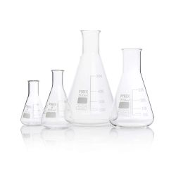 Pyrex Erlenmayer Flask, Narrow Mouth, 25 mL