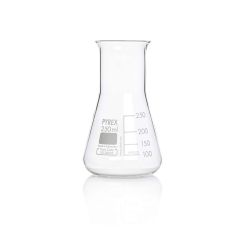 Pyrex Conical Flask, Wide Neck, 250 mL