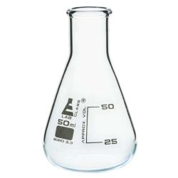 Conical Flask, Narrow Mouth, LabGlass, 50 mL