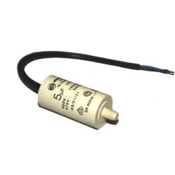 Cable End Motor Capacitor 5uF 450V