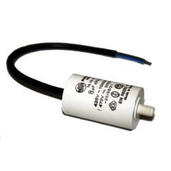 Cable End Motor Capacitor 8uF 450V