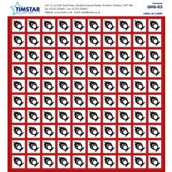 GHS-03, Oxidising Substances, Hazard Warning Labels