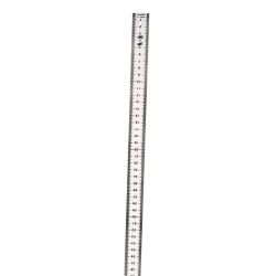 Metre Rule, White Plastic, Vertical