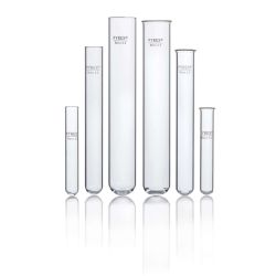 Medium Wall Rimless Test Tubes, Pyrex, 125 x 16 mm