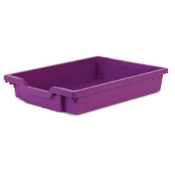 Trolley, 1 Column, 6 Plum Purple Trays