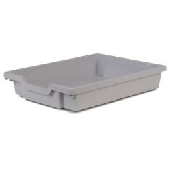 Shallow Tray, Light Grey