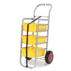 Rover Trolley, 3 Deep Sunshine Yellow Trays