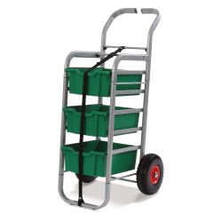 Rover Trolley, 3 Deep Grass Green Trays