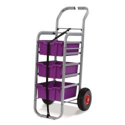 Rover Trolley, 2 Jumbo Royal Blue Trays