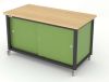 Akira� StorageBench - Kiwi Green/Vicenza Oak