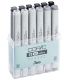 Copic 12 Piece Marker Set Cool Grey