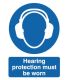 Ear Protection Safety Sign