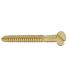 Countersunk Brass Wood Screw M2 x 9.5mm