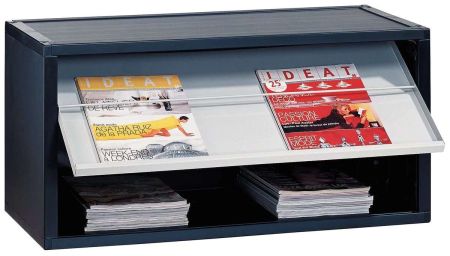 Multibloc Module Literature Display - Black/Silver