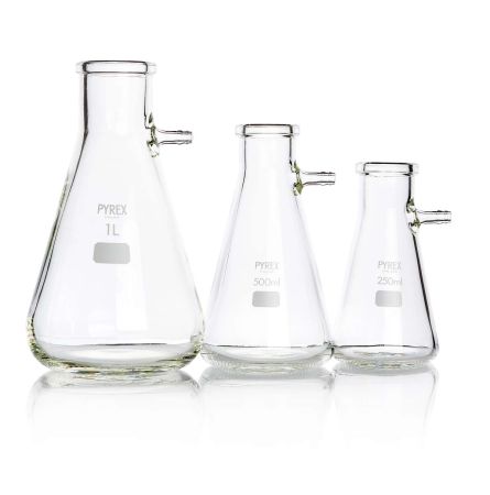 Pyrex B�chner Flask, Plain Side Arm, 100 mL