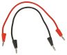 Stackable Plug Leads, Red, 4 mm, 250 mm