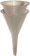 Filter Funnel, Polythene, Stackable, 65 mm