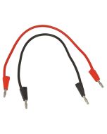 Stackable Plug Leads, Red, 4 mm, 500 mm