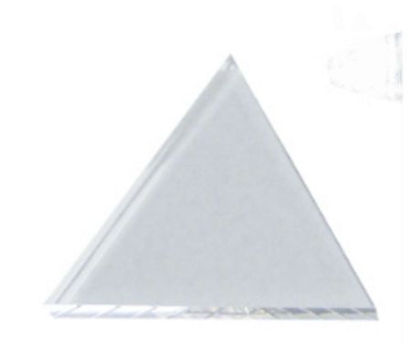 Equilateral Prism, Acrylic, 75 x 10 mm